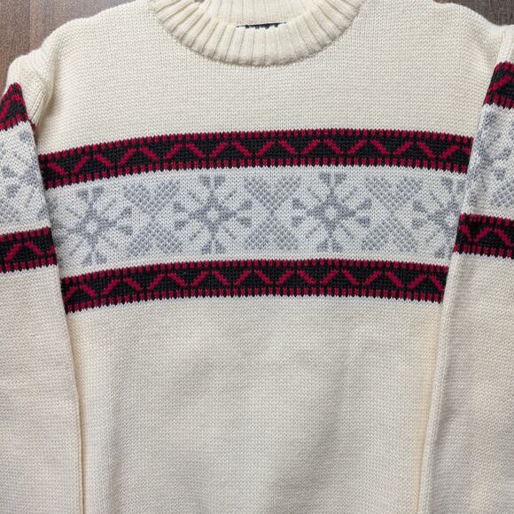 80s / 90s David Gregg Knit Snowflake Sweater - Picture 3 of 4